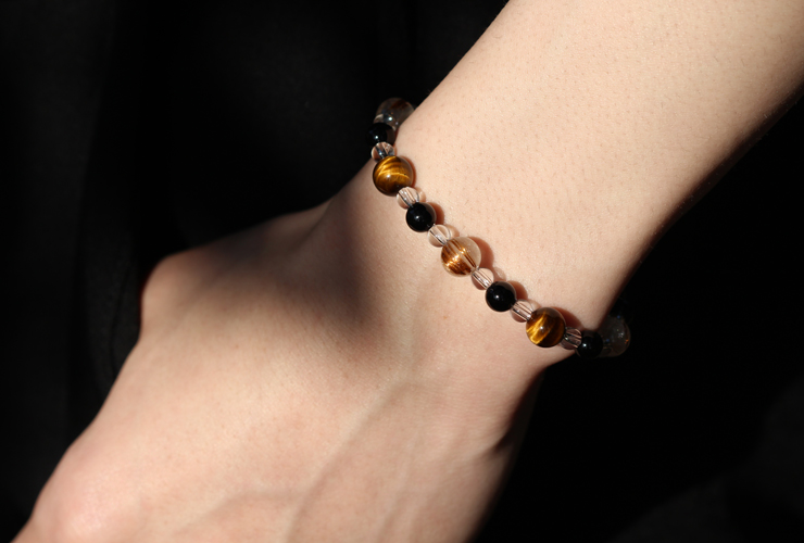 「勇往邁進」タイガータイチンルチルクォーツブレスレットのイメージ画像２