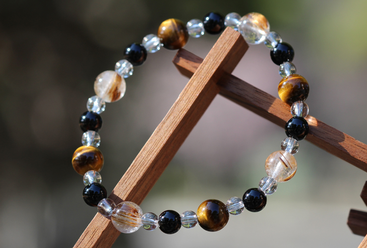 「勇往邁進」タイガータイチンルチルクォーツブレスレットのイメージ画像４