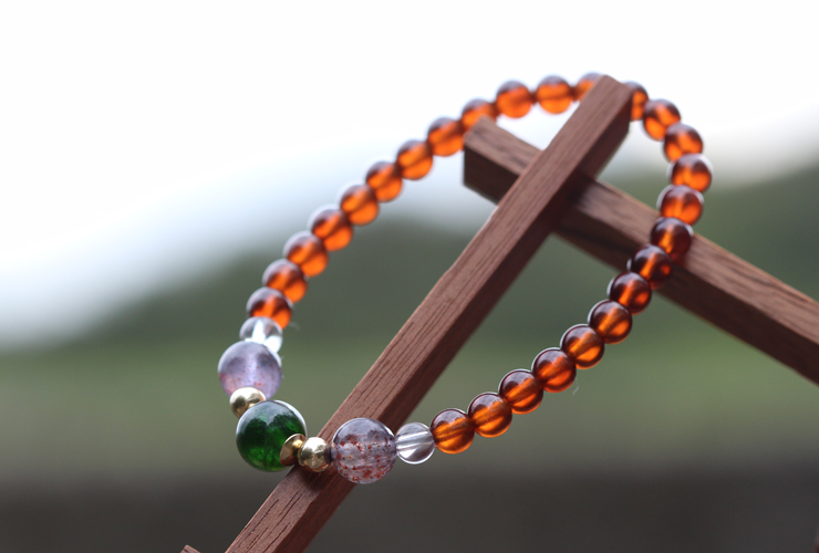 宝珠2026「プルート」最高品質クロムダイオプサイドブレスレットのイメージ画像１４