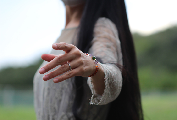 宝珠2026「プルート」最高品質クロムダイオプサイドブレスレットのイメージ画像１５