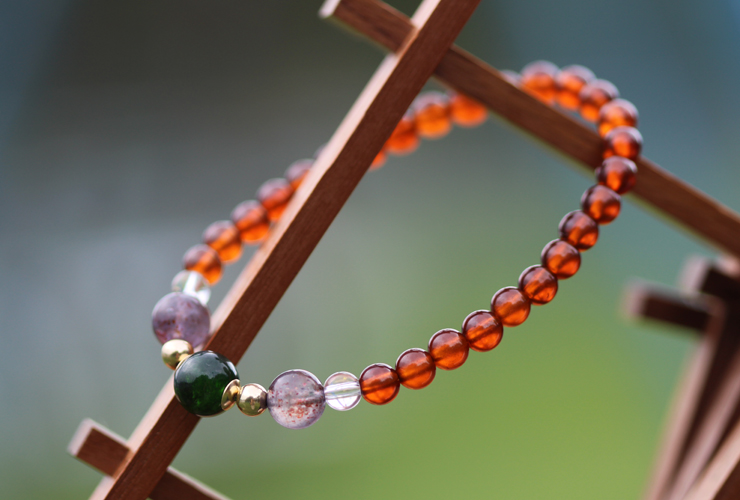 宝珠2026「プルート」最高品質クロムダイオプサイドブレスレットのイメージ画像１６