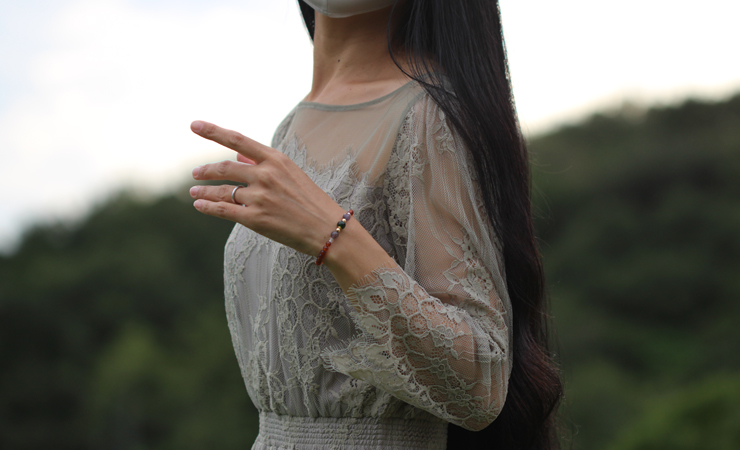 宝珠2026「プルート」最高品質クロムダイオプサイドブレスレットのイメージ画像２３