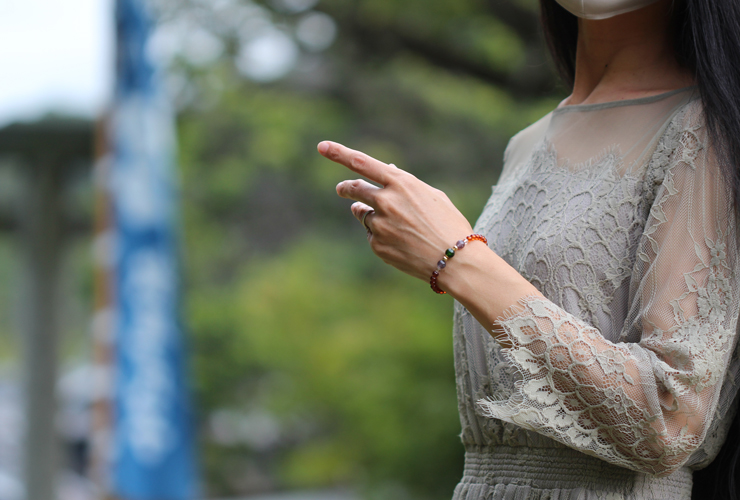 宝珠2026「プルート」最高品質クロムダイオプサイドブレスレットのイメージ画像３０