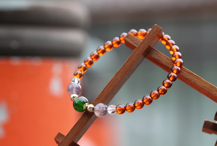 宝珠2026「プルート」最高品質クロムダイオプサイドブレスレットのイメージ画像３１