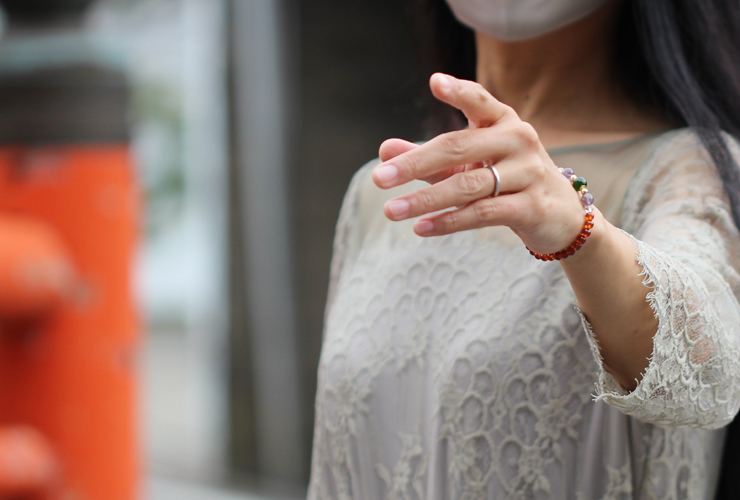 宝珠2026「プルート」最高品質クロムダイオプサイドブレスレットのイメージ画像３２