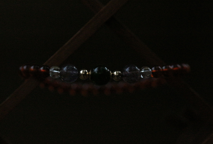 宝珠2026「プルート」最高品質クロムダイオプサイドブレスレットのイメージ画像３９