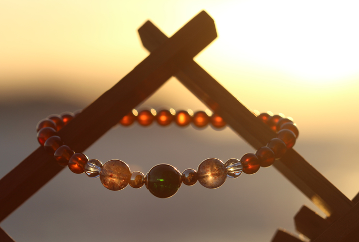 宝珠2026「プルート」最高品質クロムダイオプサイドブレスレットのイメージ画像５０