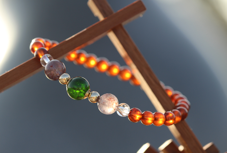 宝珠2026「プルート」最高品質クロムダイオプサイドブレスレットのイメージ画像５７