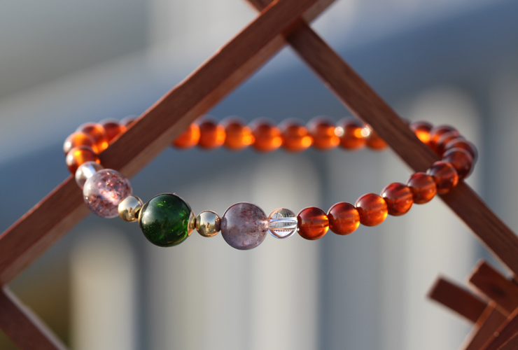 宝珠2026「プルート」最高品質クロムダイオプサイドブレスレットのイメージ画像６３