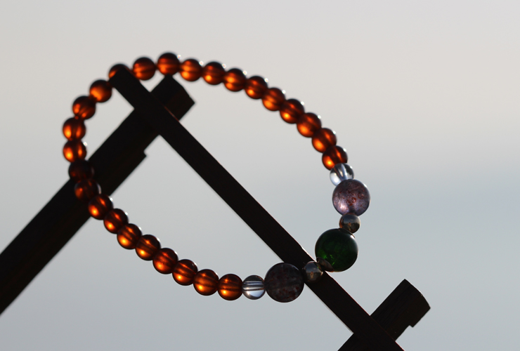 宝珠2026「プルート」最高品質クロムダイオプサイドブレスレットのイメージ画像６５