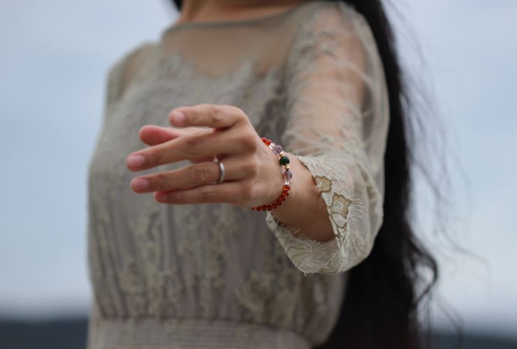 宝珠2026「プルート」最高品質クロムダイオプサイドブレスレットのイメージ画像８