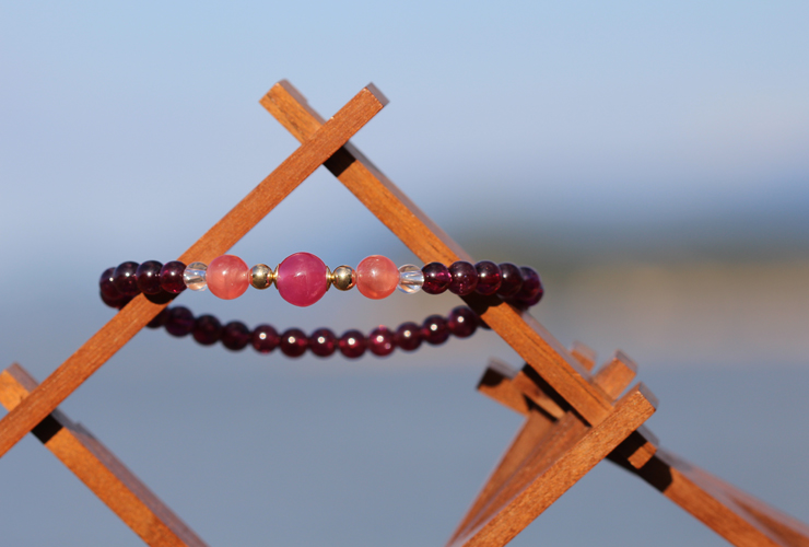 宝珠2026「ウラノス」最高品質ピンクサファイアブレスレットのイメージ画像１９