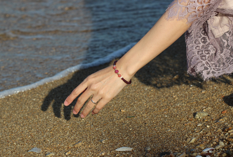 宝珠2026「ウラノス」最高品質ピンクサファイアブレスレットのイメージ画像２２