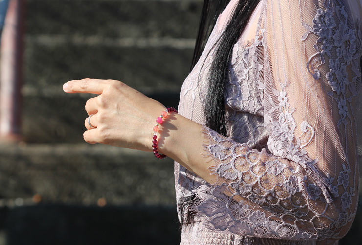 宝珠2026「ウラノス」最高品質ピンクサファイアブレスレットのイメージ画像６